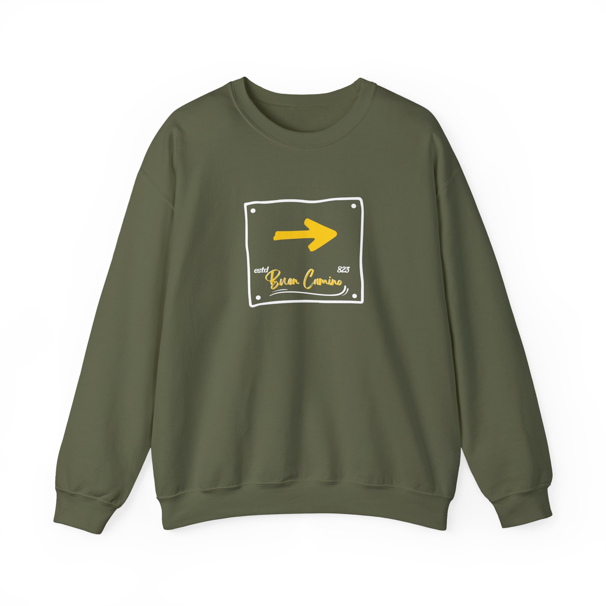 Camino de Santiago – "The Yellow Arrow" Classic Heavy Blend Crewneck Sweatshirt