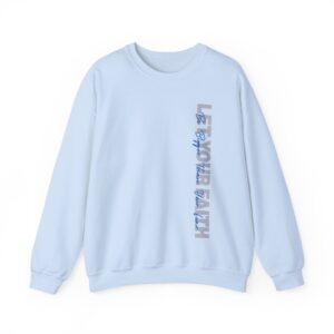 Faith Over Fear – "Modern Overlay" Classic Heavy Blend Crewneck Sweatshirt