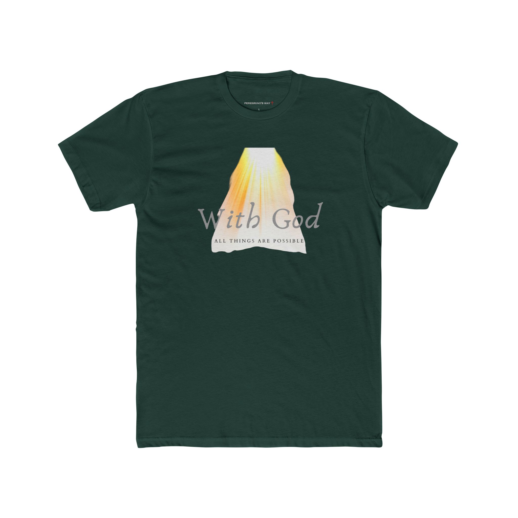 With God All Things Are Possible – "Divine Light" Classic T-Shirt - Imagen 7