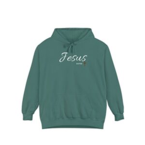 "Modern Grace" Garment-Dyed Hoodie