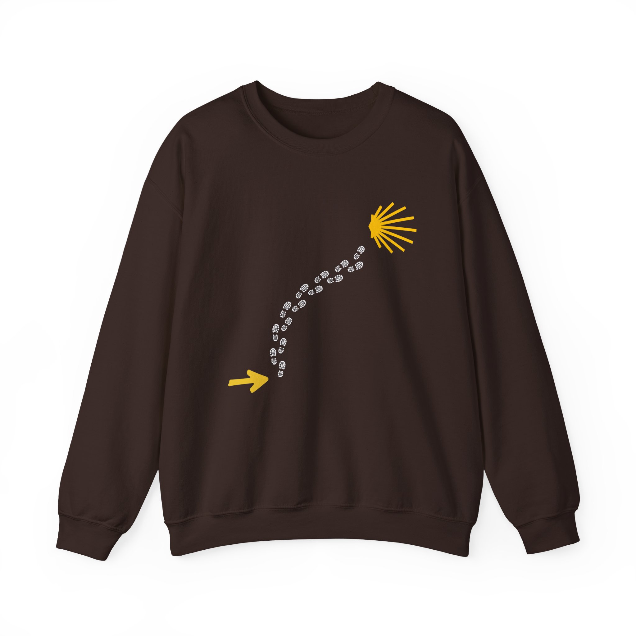 Camino de Santiago – "The Essential Trail" Classic Heavy Blend Crewneck Sweatshirt - Imagen 10