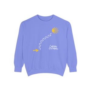Camino de Santiago – "Camino Portugués Trail" Vintage Garment-Dyed Sweatshirt