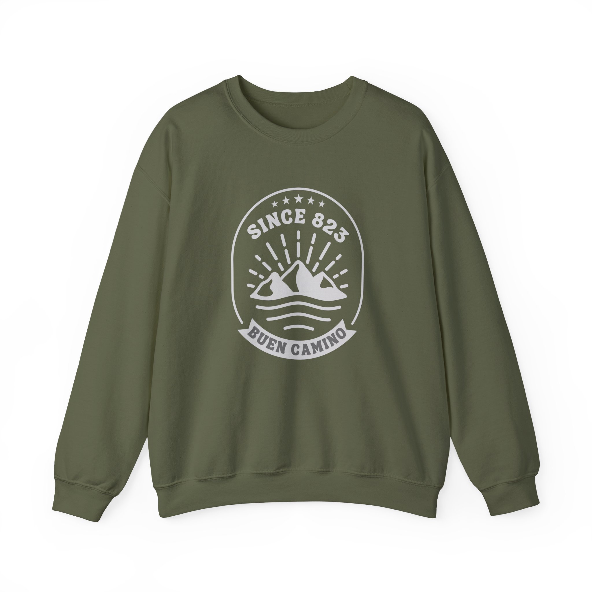 Camino de Santiago – "Heritage 823" Classic Heavy Blend Crewneck Sweatshirt - Imagen 9