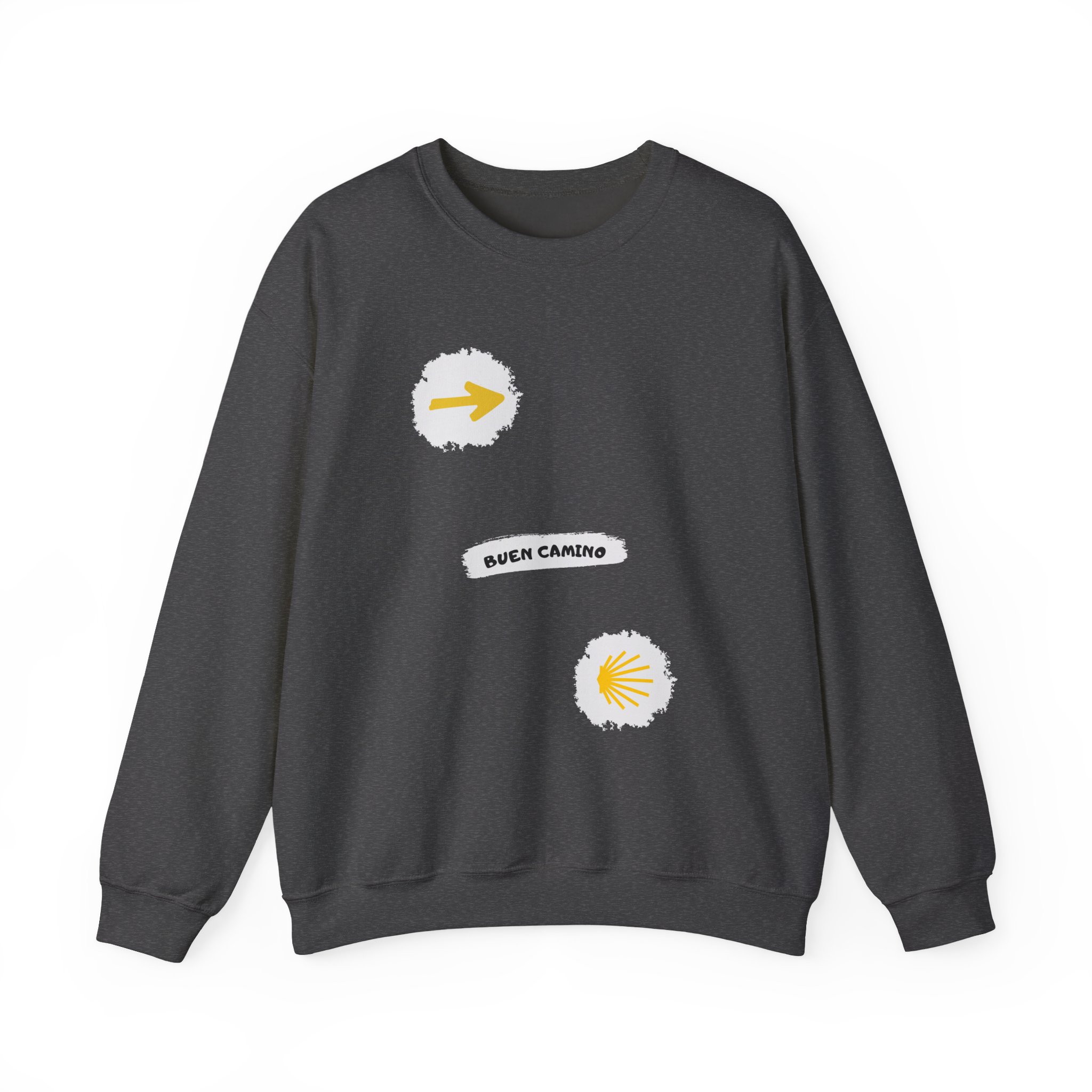 Camino de Santiago – "Urban Stencil" Classic Heavy Blend Crewneck Sweatshirt - Imagen 7