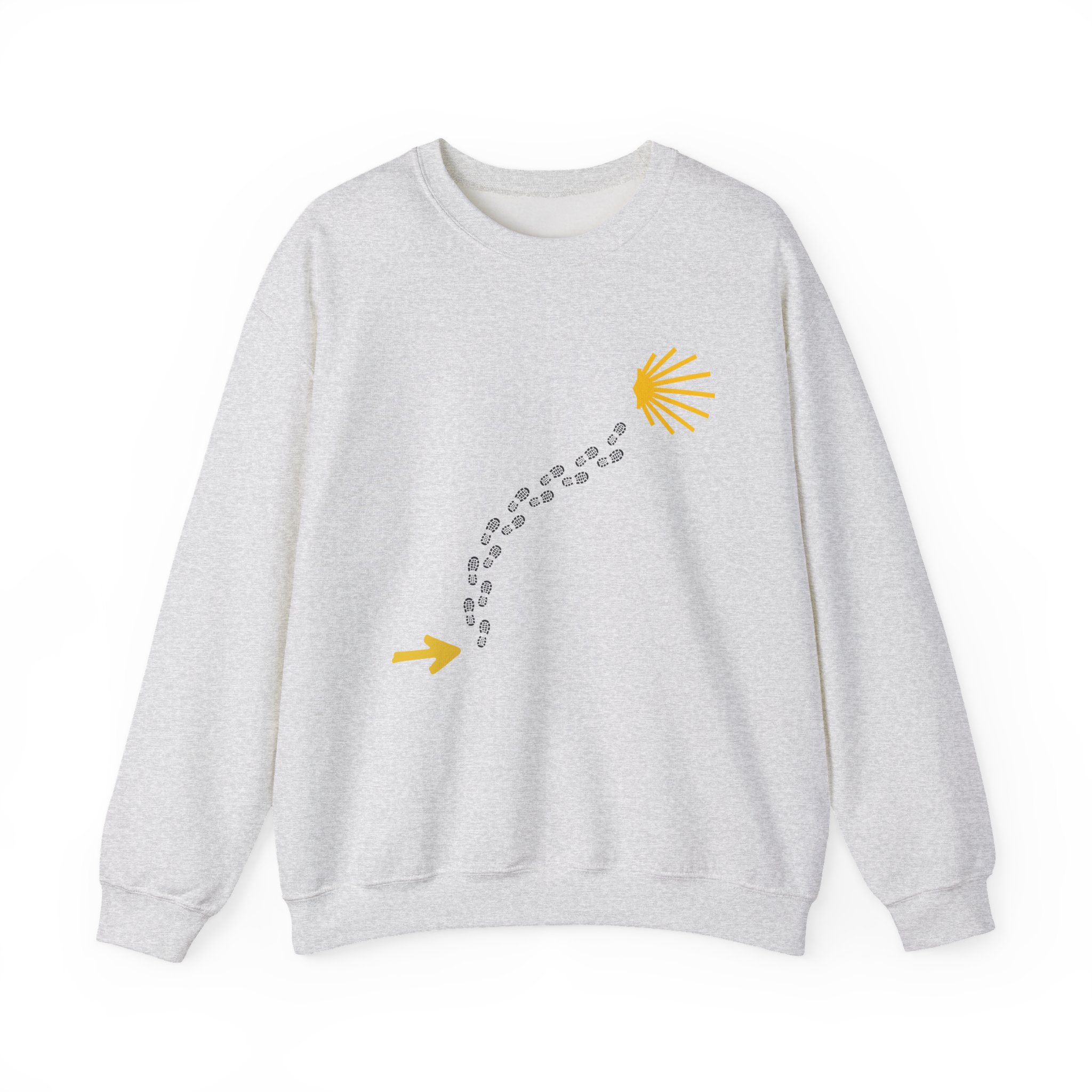 Camino de Santiago – "The Essential Trail" Classic Heavy Blend Crewneck Sweatshirt - Imagen 8