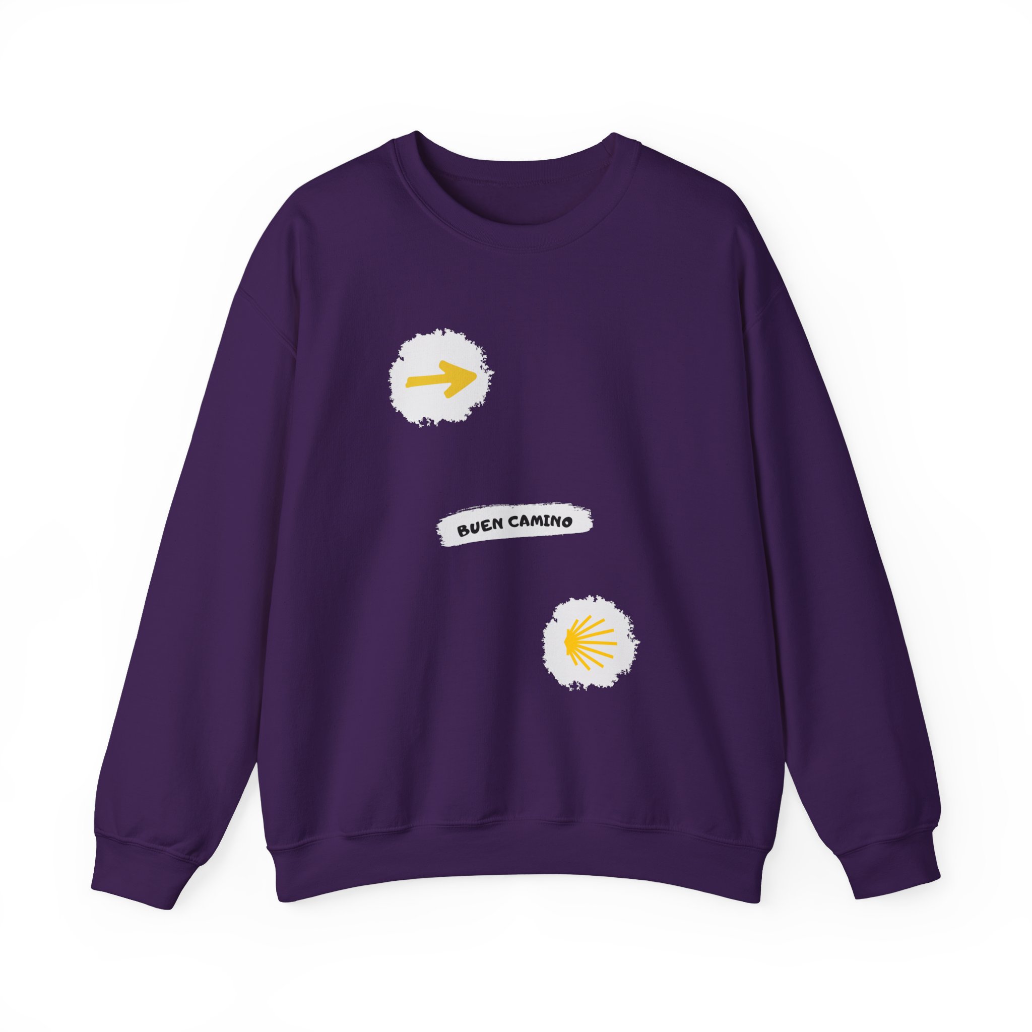 Camino de Santiago – "Urban Stencil" Classic Heavy Blend Crewneck Sweatshirt - Imagen 8