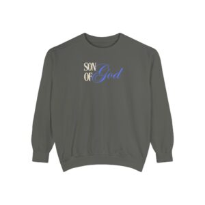 Son of God – "Graceful Blue" Vintage Garment-Dyed Sweatshirt