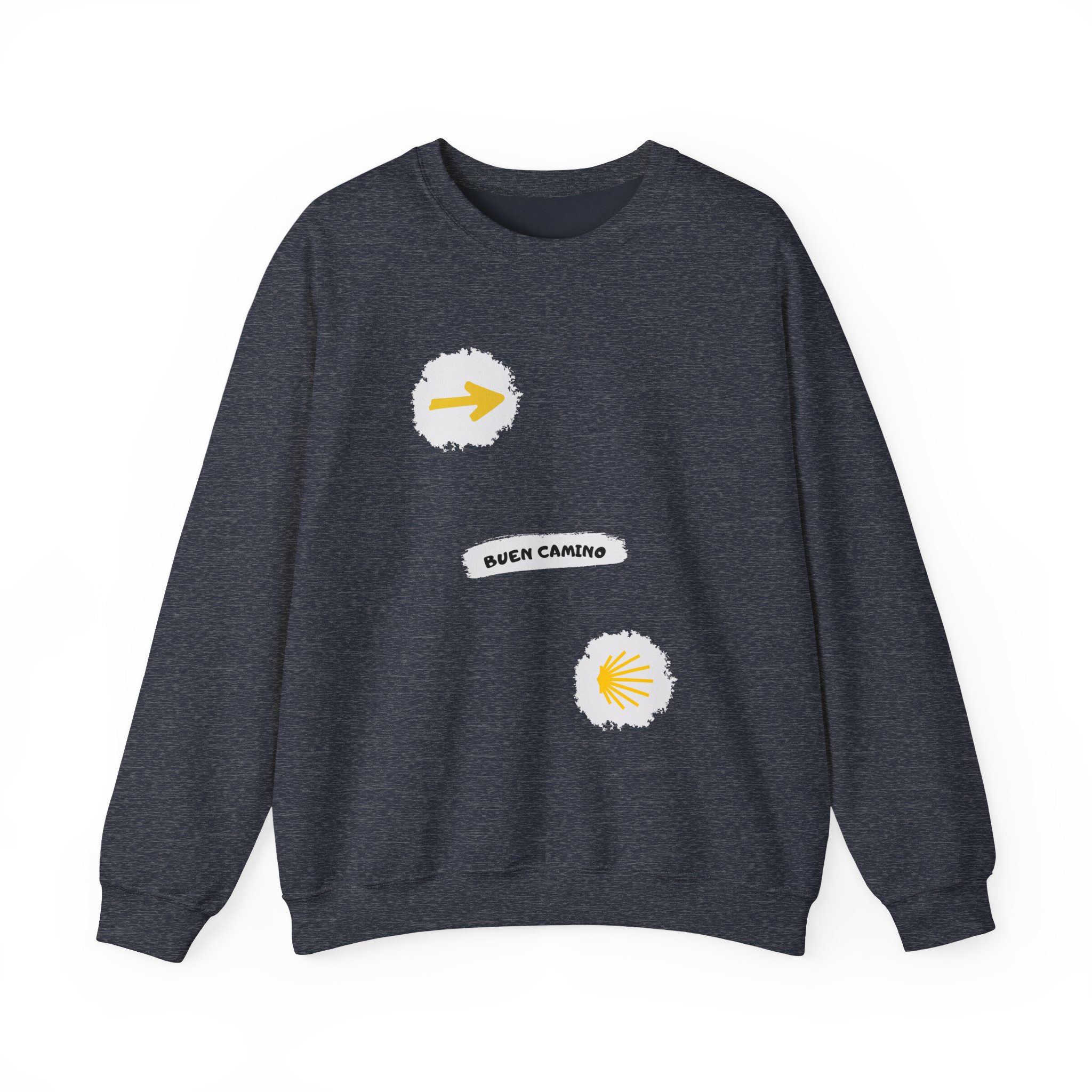 Camino de Santiago – "Urban Stencil" Classic Heavy Blend Crewneck Sweatshirt - Imagen 10