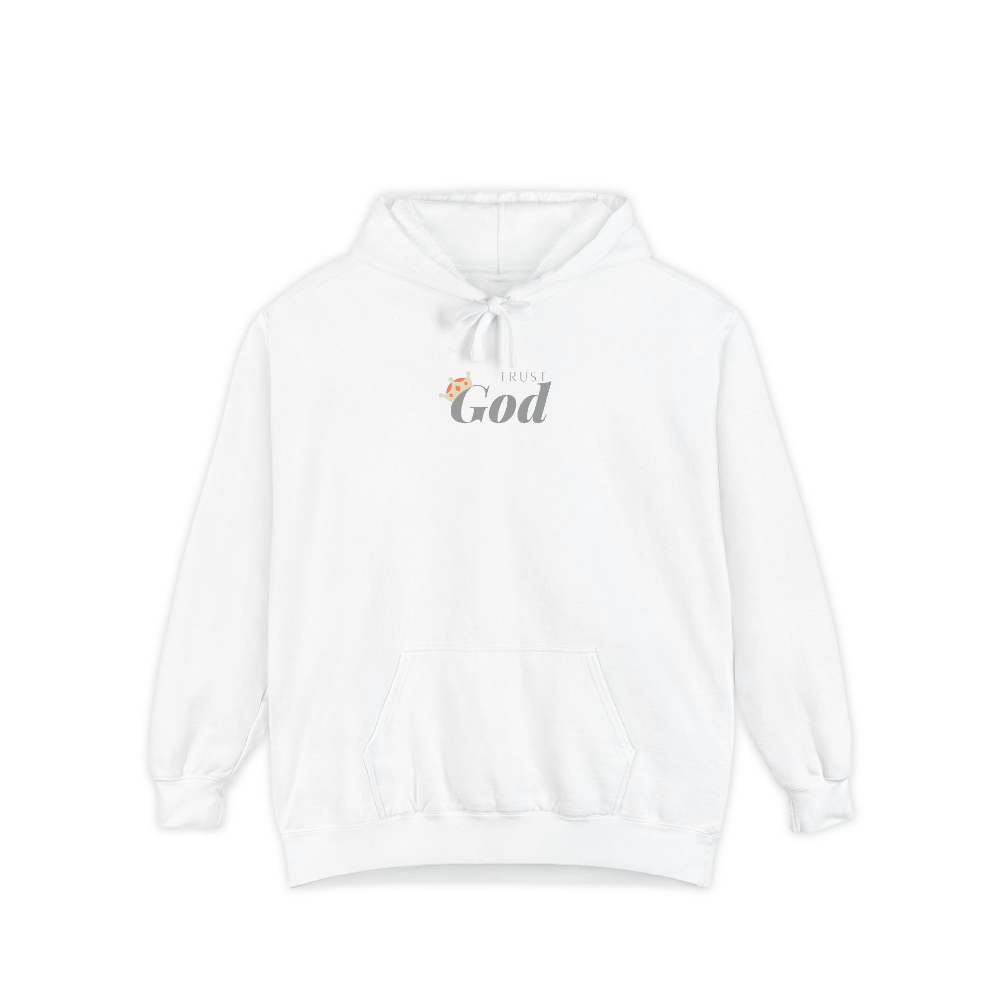 "Crowned Faith" Garment-Dyed Hoodie - Imagen 3