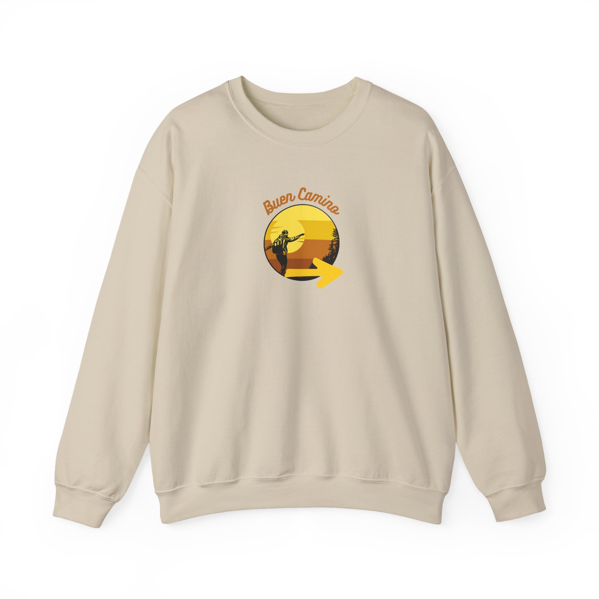 Camino de Santiago – "Buen Camino Pilgrim" Classic Heavy Blend Crewneck Sweatshirt - Imagen 12