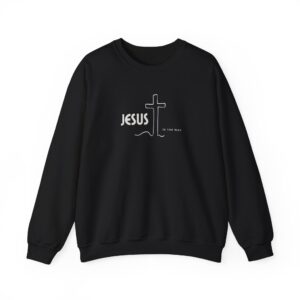 Jesus is the Way – "Continuous Path" Classic Heavy Blend Crewneck Sweatshirt