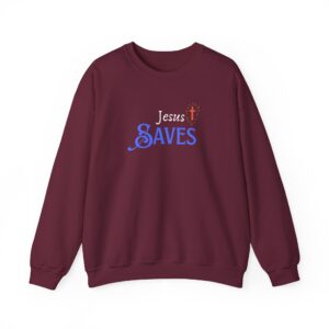 Jesus Saves – "Radiant Hope" Classic Heavy Blend Crewneck Sweatshirt