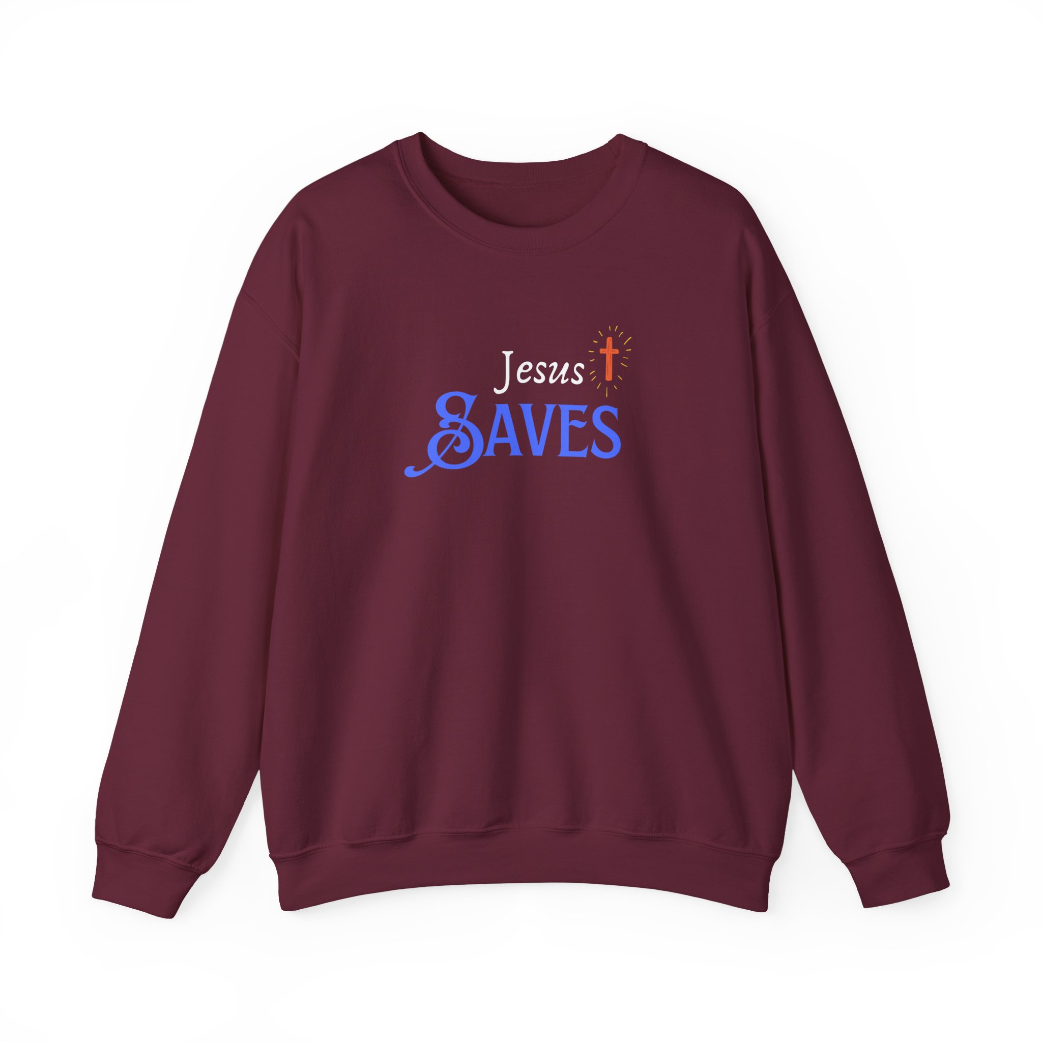 Jesus Saves – "Radiant Hope" Classic Heavy Blend Crewneck Sweatshirt