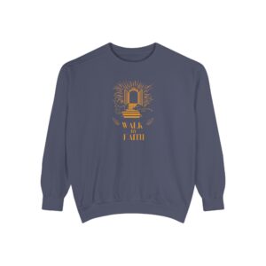 Walk by Faith – "Heavenly Gates" Vintage Garment-Dyed Sweatshirt