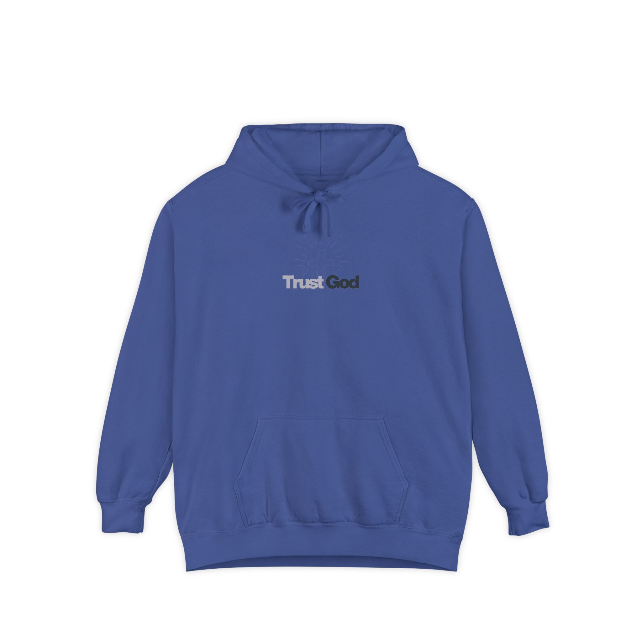 "Radiant Cross" Garment-Dyed Hoodie - Imagen 4