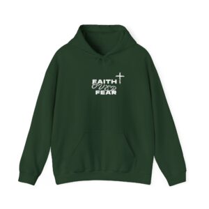 "Brushstroke Cross" Hooded Sweatshirt