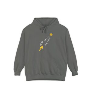 "The Straight Path" Garment-Dyed Hoodie