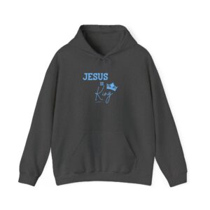 "Sky Blue Crown" Hooded Sweatshirt