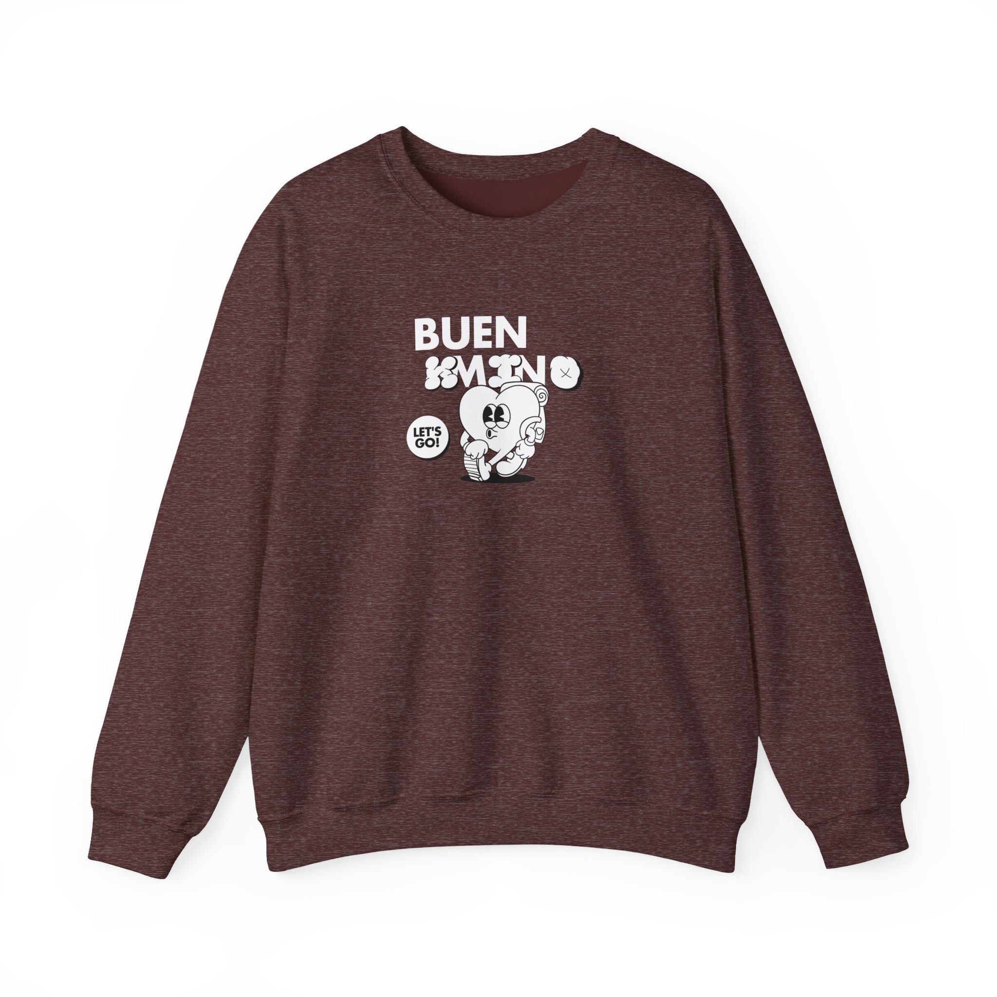 Camino de Santiago – "Let's Go Pilgrim" Classic Heavy Blend Crewneck Sweatshirt - Imagen 2