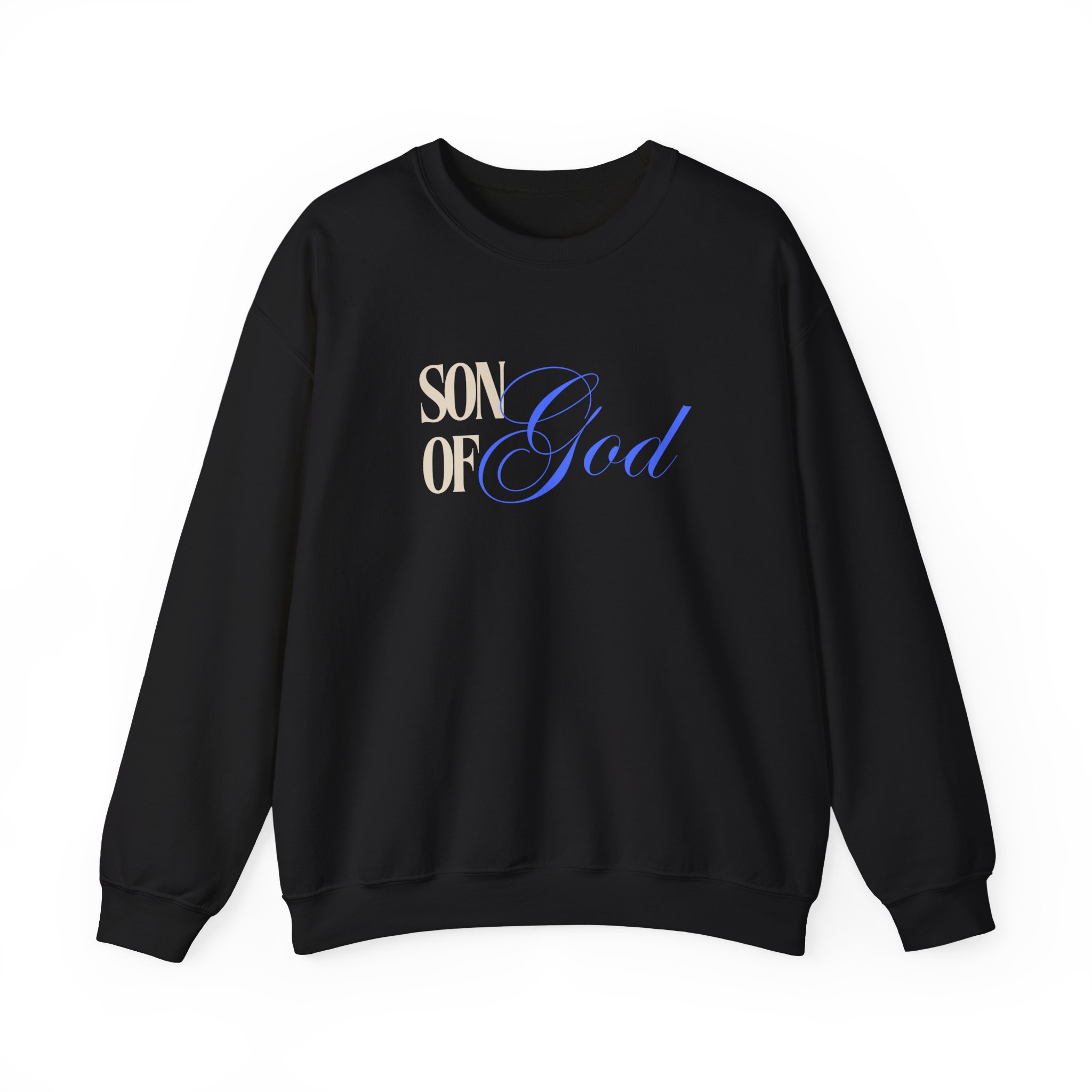 Son of God – "Graceful Blue" Classic Heavy Blend Crewneck Sweatshirt - Imagen 6
