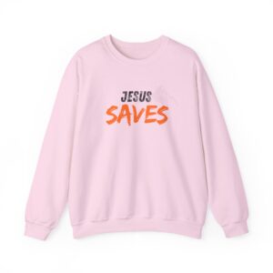 Jesus Saves – "Mountain Rescue" Classic Heavy Blend Crewneck Sweatshirt