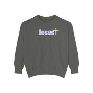 Jesus Saves – "Organic Wood" Vintage Garment-Dyed Sweatshirt