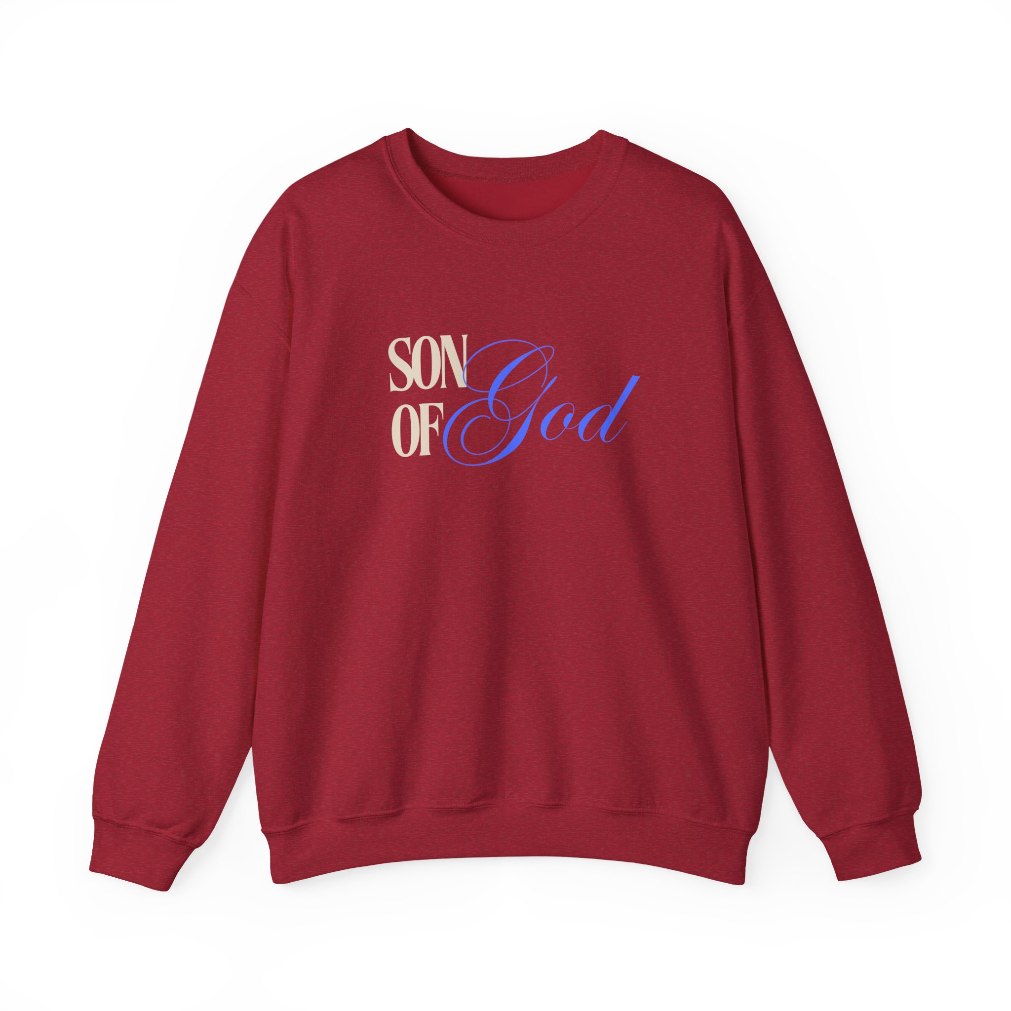 Son of God – "Graceful Blue" Classic Heavy Blend Crewneck Sweatshirt - Imagen 2