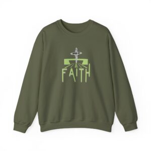 Walk by Faith – "The Way" Classic Heavy Blend Crewneck Sweatshirt