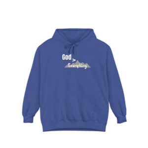 "Mountain Peak" Garment-Dyed Hoodie