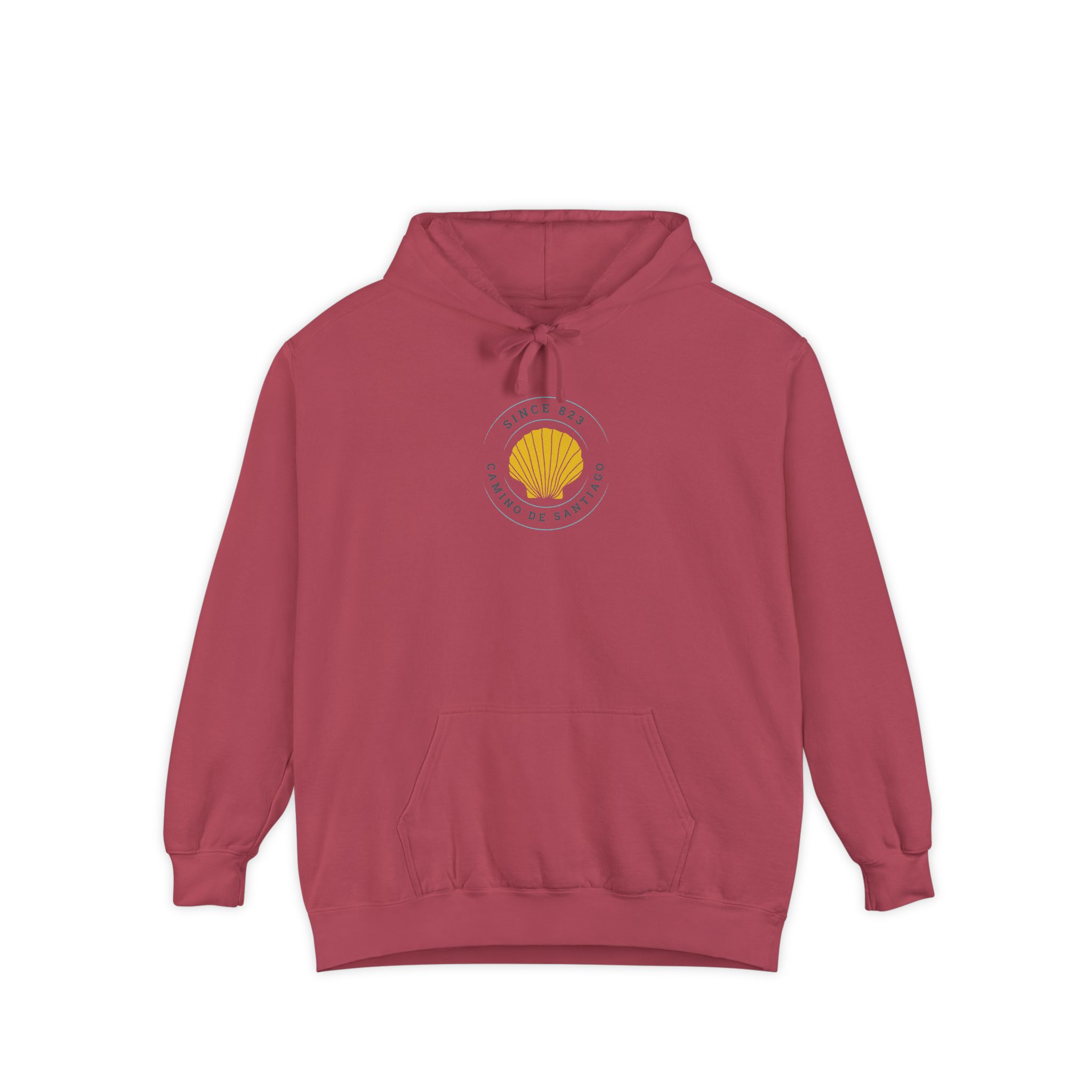 Camino de Santiago – "Heritage Shell Circle" Vintage Garment-Dyed Hoodie - Imagen 3