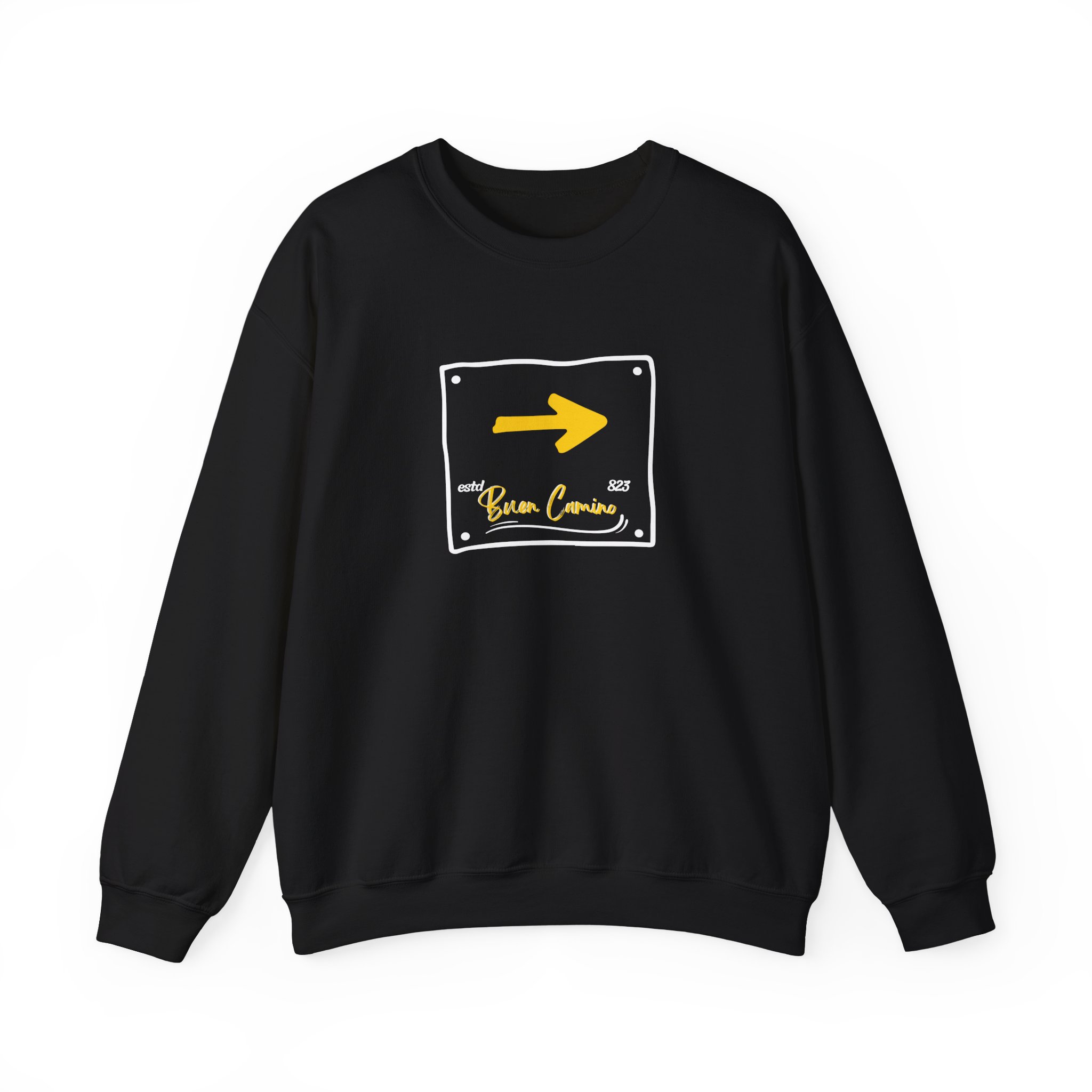 Camino de Santiago – "The Yellow Arrow" Classic Heavy Blend Crewneck Sweatshirt - Imagen 8