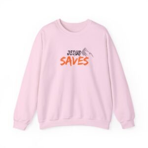 Jesus Saves Mountain Rescue Classic Crewneck